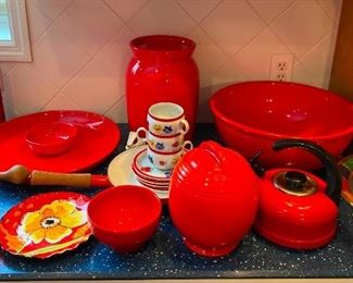 Red Kitchenware
