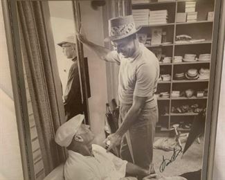 Sam Snead Jr. Signed Framed Print Picture