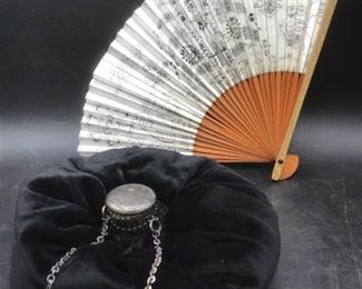 Vintage Purse and Fan