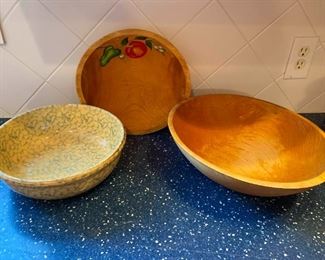 Wood Dough Bowls Plus