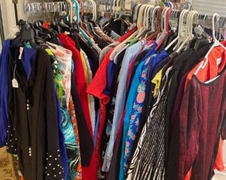  LOTS AND LOTS OF CLOTHES  ON EVERY FLOOR 