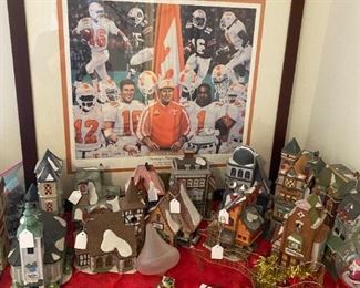  LOTS BALL PRINTS  AND   VILLAGE HOUSES