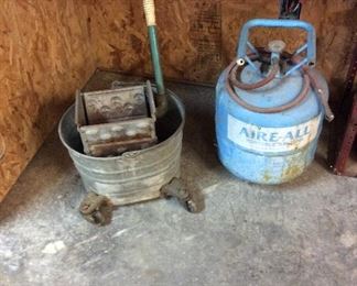 Vintage mop bucket