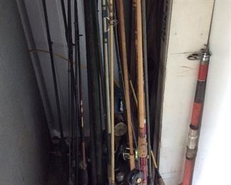 Nice selection of rod & reels