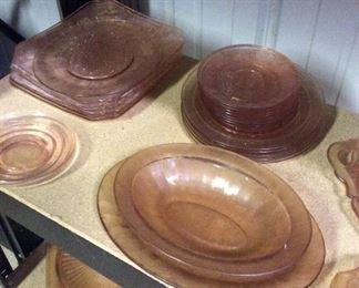 Pink Depression Glass