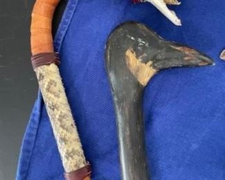 Vintage walking sticks 