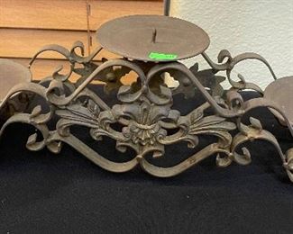 Candle Tiered Display Wrought Iron