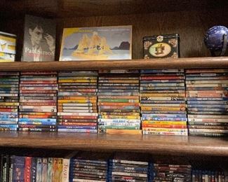 Assortment of Books, DVD's, CD's, Games and much more.