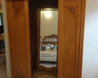 Primitive wardrobe (comes all apart to lay flat in your wagon to go across the country back around 1890's)