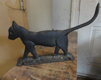 Cast Iron Cat Boot Scraper