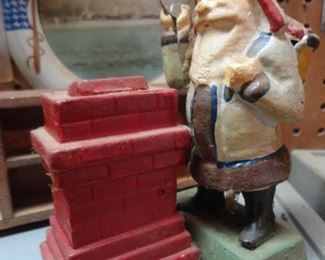 Cast Iron "Santa Claus" Mechanical Bank (Works)