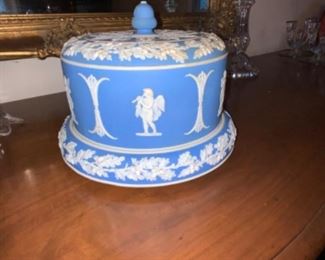 Antique Wedgwood (1872) Cake/Cheese Dome & Underplate. $750