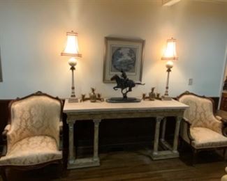 Maitland Smith painted contemporary Sideboard/Console. $500