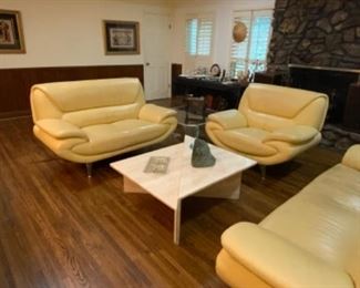 Cool Travertine 2 part square coffee table $1,000