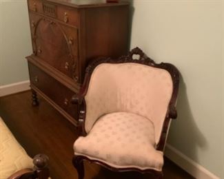 Vintage Peck & Hills mahogany chest $300