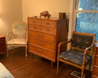 Mid Century Henredon? tall chest. $500
