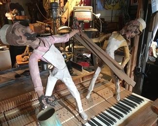 two work men from the famous Barr christmas windows. Possible early 60s