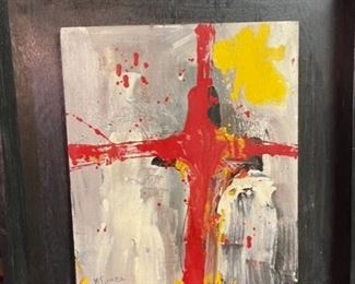 Oil on board. ByM.GOREA 