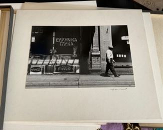 VINTAGE BLACK AND WHITE PHOTOS BY MICHAEL MARCHANT.  VERY UNIQUE 