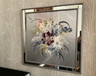 VINTAGE FLORAL MIRRORS