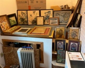 AND ROOM FULL OF VINTAGE PRINTS