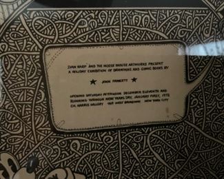 JOHN FAWCETT VINTAGE COMIC POSTER