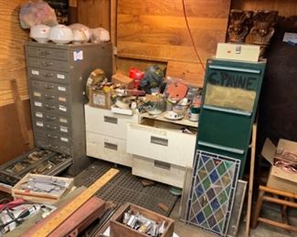 FILE CABINETS, MISCELLANEOUS HAND TOOLS