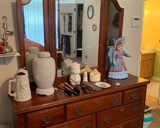 Dresser and mirror 