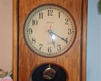OAK WALL CLOCK