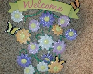 WELCOME METAL DECOR