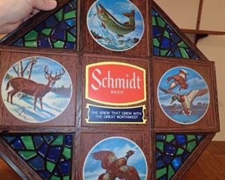 SCHMIDT BEER SIGN