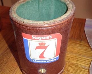 SEAGRAM'S 7 DICE SHAKER