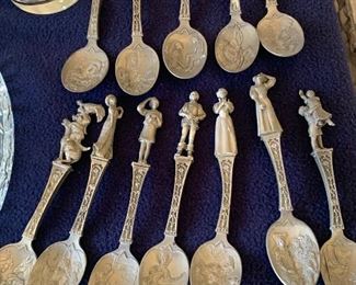 Unique Pewter Fairytale Spoons