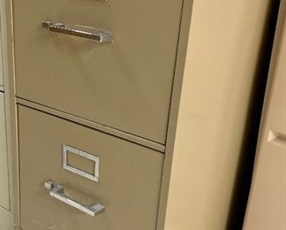 Vanguard 2 Drawer Metal File Cabinet $10