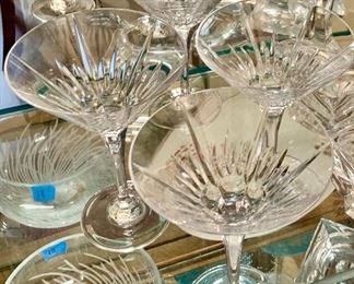 4 Mikasa Arctic Lights Martini glasses $15ea