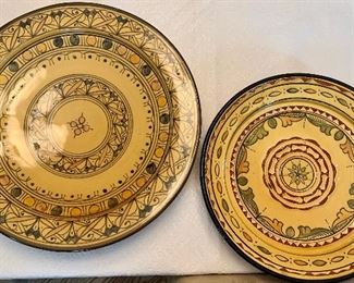 Decorative plates:
Large $18
Medium $10
