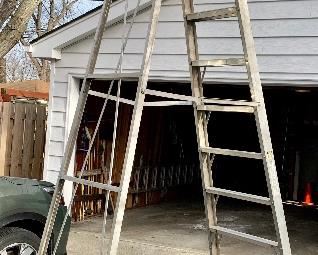 12’ Aluminum ladder $55