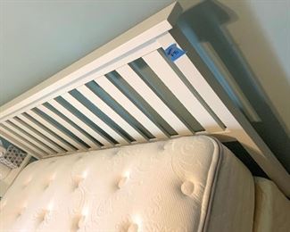 White wood Queen Head Board $75
