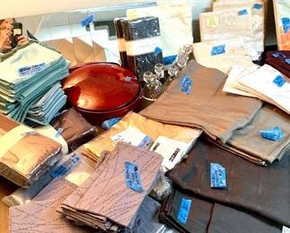 All NEW Linens
Crate & Barrel, Kate Spade, Ralph Lauren….
Napkins 2 for 1.00
Tablecloths 84” - $10
98” or bigger $15