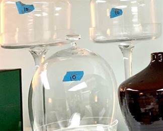 Glass Dome CoveredPedestal Dishes $10ea pending