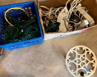 Power strips & extension chords $3-10 ea
Plant cart sold