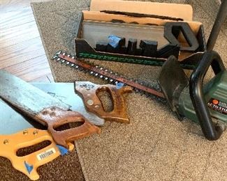 Saws $5ea
trimmer $18
