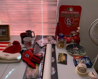 Collection of St. Louis Cardinal artifacts