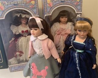 Doll collection - boxes for many