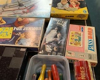 Vintage toys and games