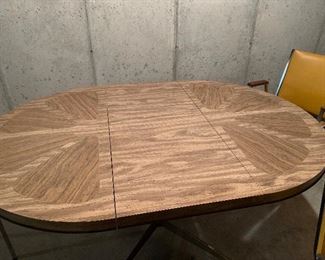 Vintage table with removable leaf