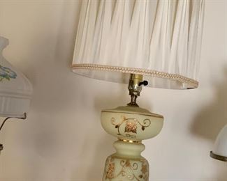 -- one of a kind - This lamp has  beautiful design work. decorated 