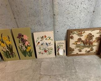 Artwork is all beautiful examples of handiwork.