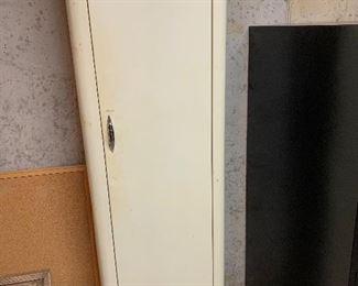 One of 4 vintage metal cabinets 