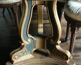 One pedestal of double pedestal dining room table